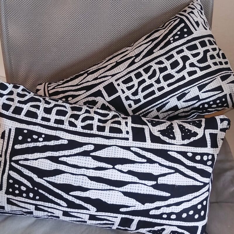 Coussins Ndop et Bazin