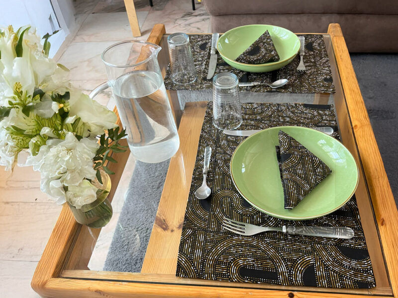 Sets de table Uniwax bruns – Image 4