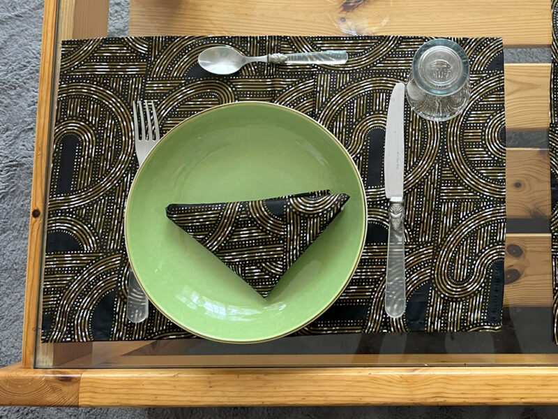 Sets de table Uniwax bruns