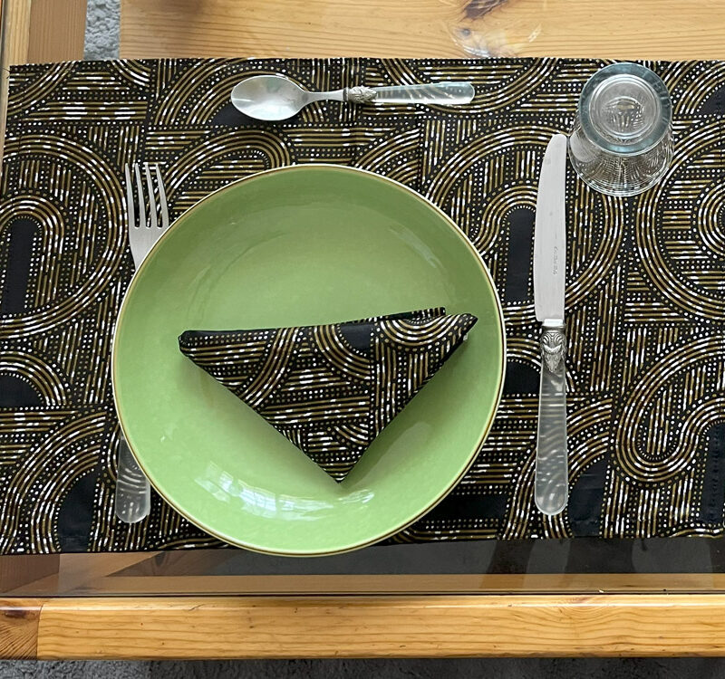 Sets de table Uniwax bruns