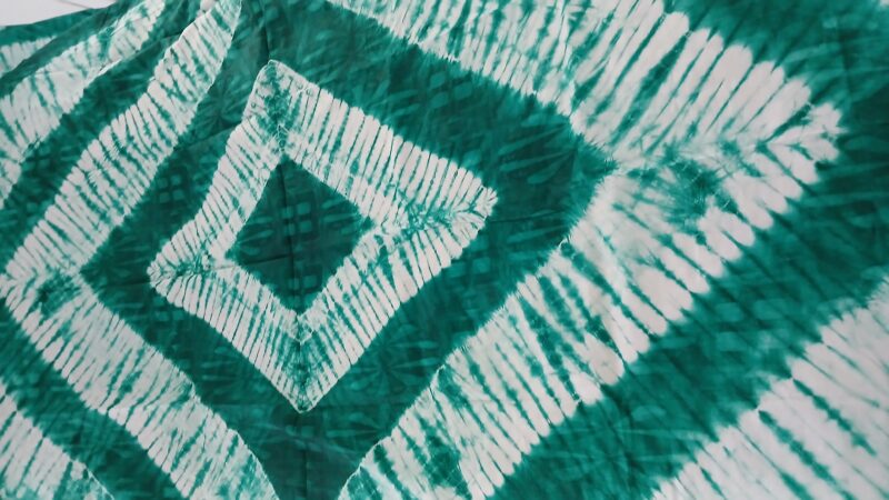 Parure 3 pièces Drap standard Batik Vert Concentrique – Image 4