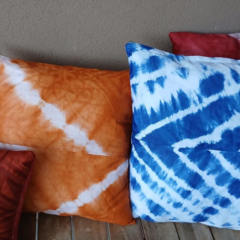 Coussins collections empreintes de batik