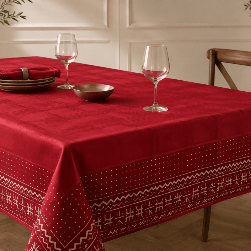 nappe-damassée-rouge-bordure-wax-bogolan